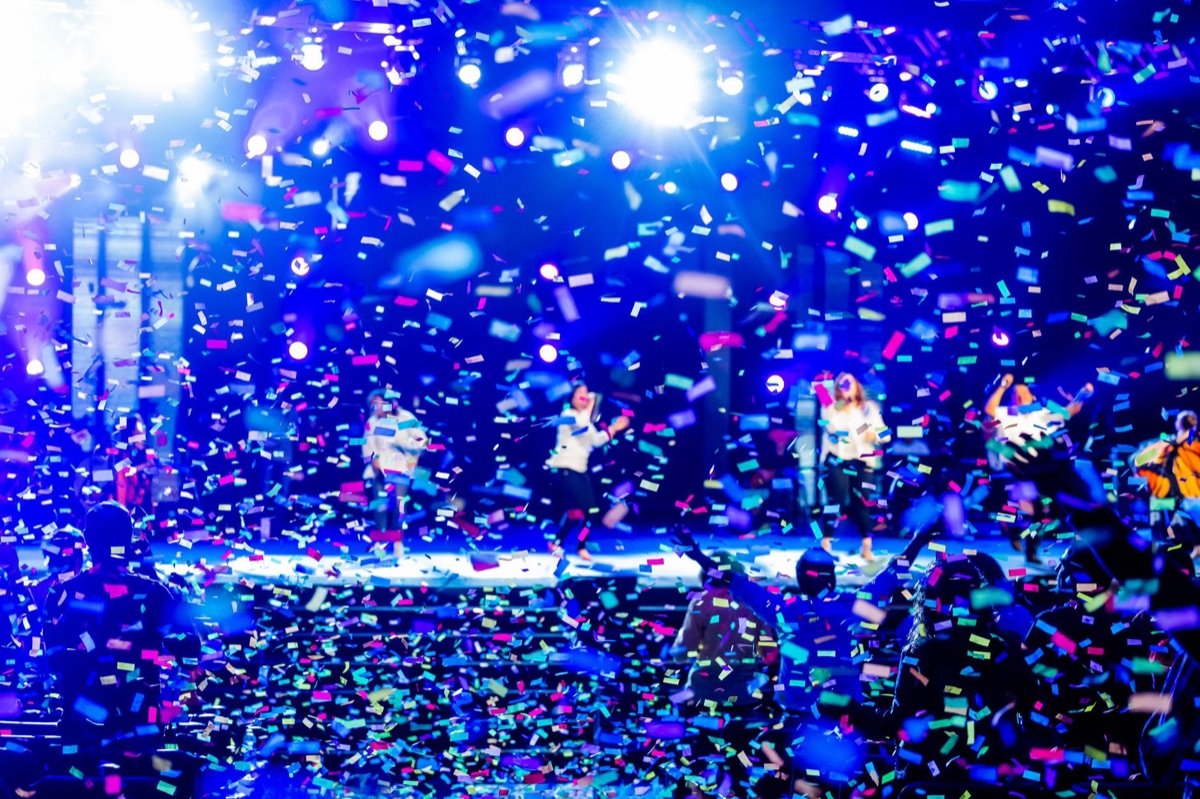 Lumières de scène de concert K-pop