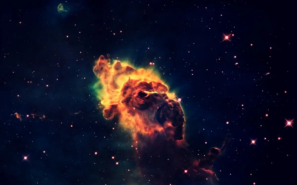 太空、宇宙、夜空、天空、霧、星星、氣體、自然、色彩、色彩遊戲、爆炸、星團、銀河、銀河、星體形成、星體誕生、太空場景